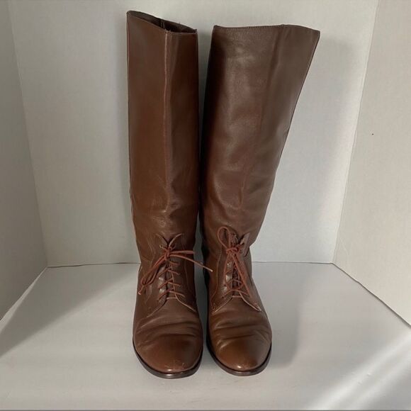 🌺 Marc Alpert Leather Victorian Style Riding Boot B34 - Picture 1 of 10